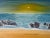 1980"s Scheno Ocean Sunrise Seascape Oil Painting, Framed For Sale - Image 9 of 11