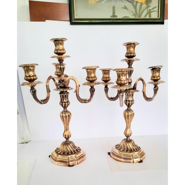 Vintage Candleholders from Christofle, 1940s, Set of 2 For Sale - Image 10 of 10