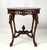 Victorian Rococo Revival Carved Walnut & Burl Octagonal Accent Table For Sale - Image 3 of 16