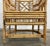 Vintage Chinoiserie Brighton Pavilion Style Rattan Arm Chair For Sale - Image 9 of 10