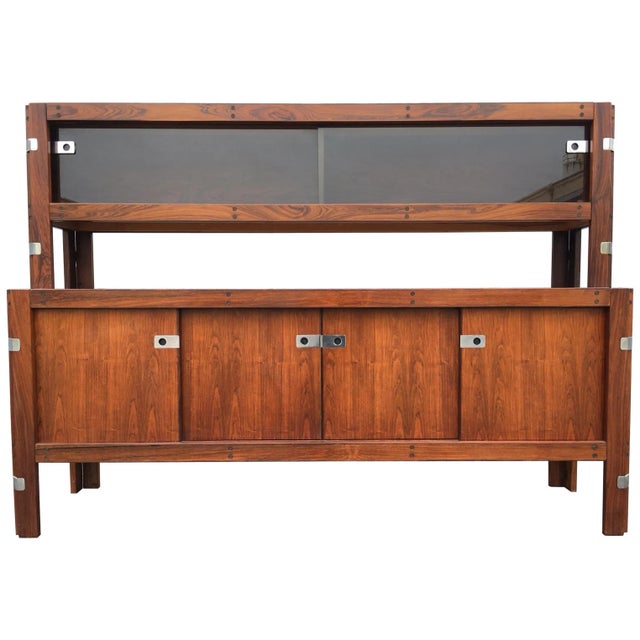 1960s Mid-Century Modern Rosewood Credenza For Sale - Image 13 of 13