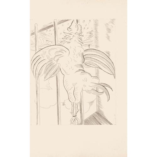 Modern Jean Boudal, Lunch, Etching, Mid-20th Century For Sale - Image 3 of 3