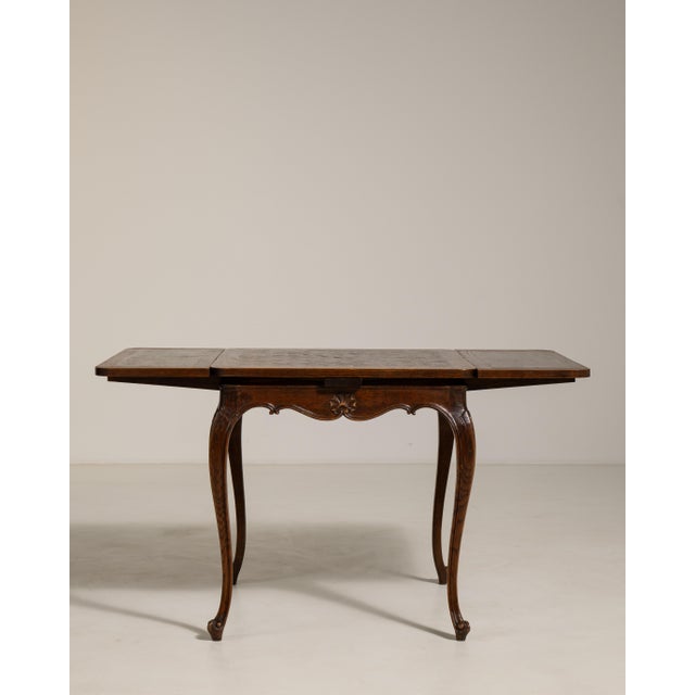 Mid 20th Century Louis XV Expanding Side Table For Sale - Image 11 of 14