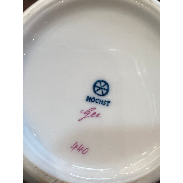 Purple 19th Century Porcelain Decorative Urn With Hand-Painted Puce Landscapes, Germany For Sale - Image 8 of 8