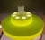 Plastic Large Space Age UFO Lamp in Green Acrylic, 1970s For Sale - Image 7 of 12