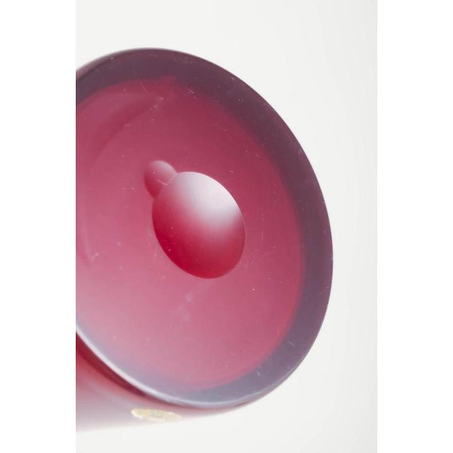 1950s Tall Pitcher in Deep Ruby-Red Glass by Monica Bratt for Reijmyre, 1950s For Sale - Image 5 of 6