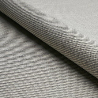 Schumacher Outdoor Heavyweight Twill in Grey For Sale