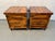 Late 20th Century Pair of Rustic Wood and Metal Storage Trunks W/ Lift-Top Lids For Sale In New York - Image 6 of 15