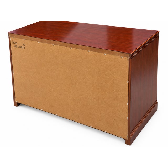 1990s Lane Mahogany Bookcase For Sale - Image 5 of 5