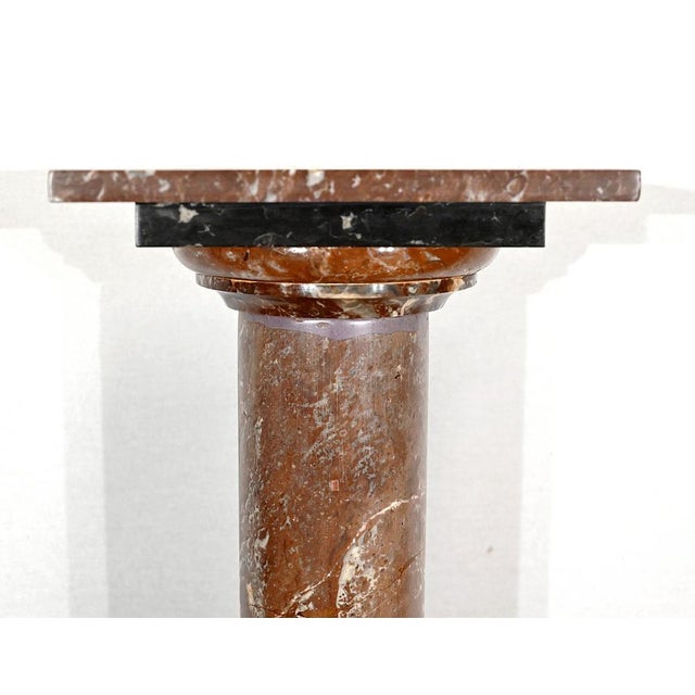 Antique Marble Column, Late 19th Century For Sale - Image 6 of 18