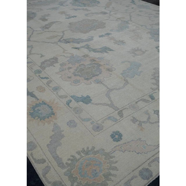 Turkish Oushak Rug 11'8" x 15'2" For Sale In Houston - Image 6 of 6