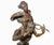 Bronze sculpture realized with double patina green and brown. Stamp signed in the base, with stamp of foundry. Very good...