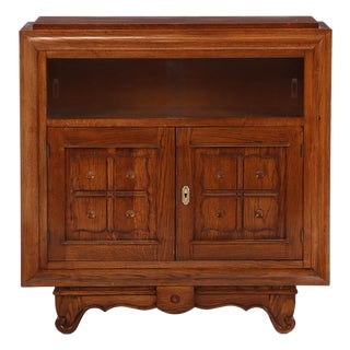French Oak Server in the Manner of Charles Dudouyt, C. 1940 For Sale
