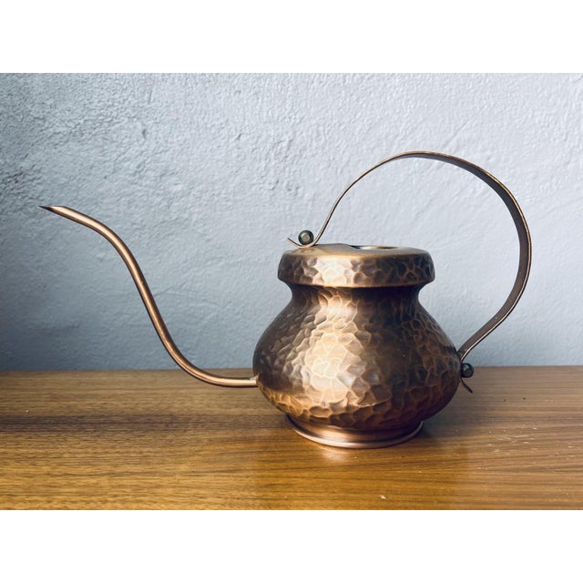 1960s Vintage Copper Cactus Watering Can, 1960s For Sale - Image 5 of 8