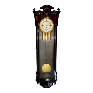 19th Century 3 Weight Vienna Regulator Clock With Sonnerie Quarter Strike