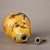 Metal Vintage Chinese Yellow Cloisonné Dragon & Phoenix Double-Gourd Vase - 1300g For Sale - Image 7 of 10