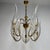 Large Brass and Murano Glass Leaves Chandelier, Italy, 1980s For Sale - Image 4 of 11