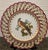 1849 Hand-Pierced Coalport Falcon Plate by John Randall in Pristine Maroon For Sale - Image 9 of 13