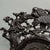 Wine Antique Japanese High Back Red Lacquer Monkey Armchair For Sale - Image 8 of 16