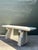 Off-white Vintage Cast Concrete Long Console For Sale - Image 8 of 12