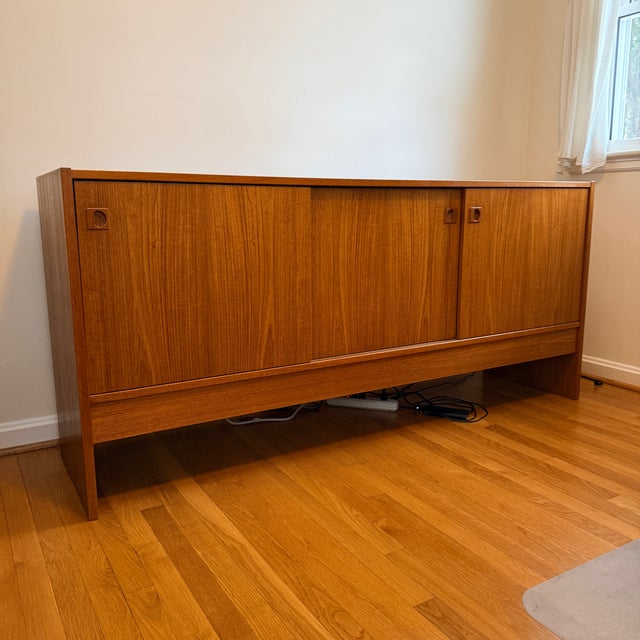 Clausen & Søn Danish Sideboard With Sliding Doors For Sale - Image 4 of 6