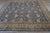 Navy Blue 1880s Antique Navy Square Islimi Floral Finely Knotted Wool Persian Tabriz Rug For Sale - Image 8 of 9