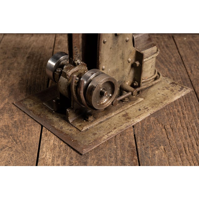 Gray Antique Mechanical Power Hammer Salesman Sample For Sale - Image 8 of 13
