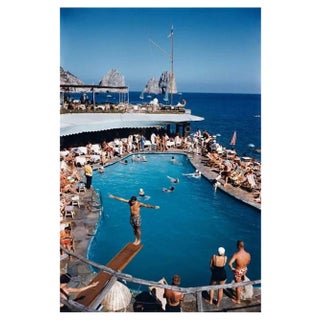 Slim Aarons, Marina Piccola, Estate Stamped Photographic Print, 1954 / 2020s For Sale