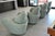 Michael Wolk “Miami” Swivel Lounge Chairs — Set of Four, 1998 For Sale - Image 4 of 18
