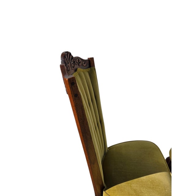 1970s 2 Enkeboll La Condesa Oak High Back Spindle Side Chairs Spanish Mediterranean For Sale - Image 10 of 15