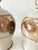 1970s Hand Thrown Stoneware Lamps With Floral Motif - a Pairf For Sale - Image 12 of 15