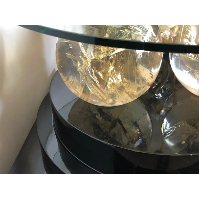 1980s Art Deco Spherical Coffee Table For Sale In Tampa - Image 6 of 9