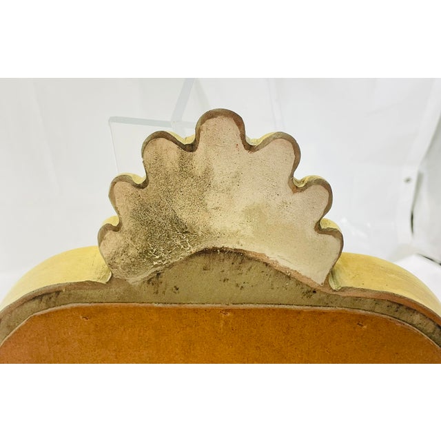 1940s Carved Giltwood Wall Mirror, Rococo Revival For Sale - Image 14 of 18