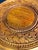 Brown Small Hand-Carved Folding Table from Hoshiarpur, 1950 For Sale - Image 8 of 11