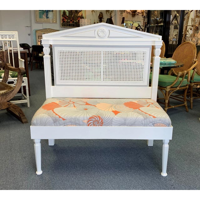 Antique Neoclassical Headboard Re-Purposed Into Bench For Sale - Image 11 of 11