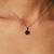 Petite Solitaire Black Star Pendant in Sterling Silver For Sale - Image 9 of 12