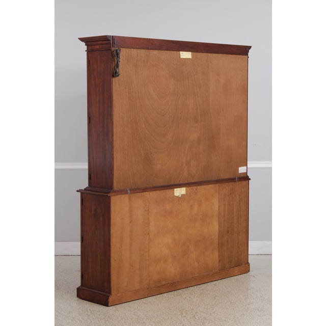 Henkel Harris Model 2365 Cherry 2 Piece Breakfront For Sale - Image 16 of 18