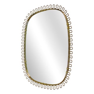 Wall Mirror by Josef Frank for Svenskt Tenn, Sweden, 1950s For Sale