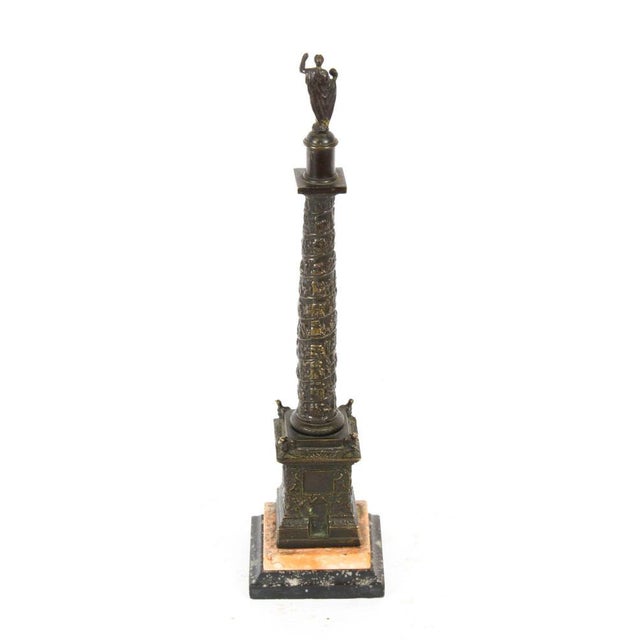 Grand Tour Patinated Bronze Model of Trajan's Column, Early 19th Century For Sale - Image 11 of 16