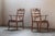 Brown Set of Vintage Brutalist Oak Razorblade Armchairs by Henning Kjærnulf, 1960s For Sale - Image 8 of 18