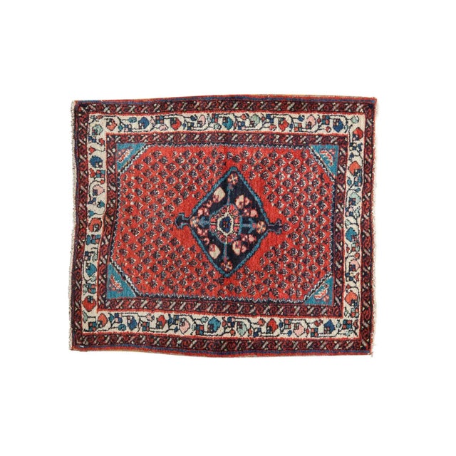 Vintage Engelas Rug Mat- 1'11" X 2'4" For Sale - Image 9 of 9