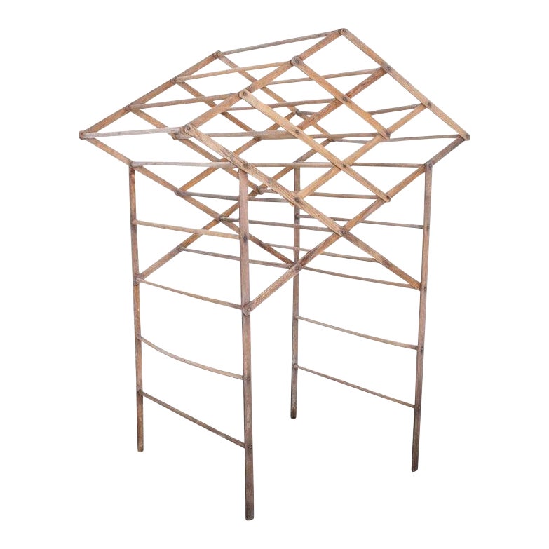 1920s Wooden Clothes Drying Rack Chairish