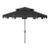 Outdoor Zimmerman 9ft Double Top Market Umbrella - Black/White Trim For Sale