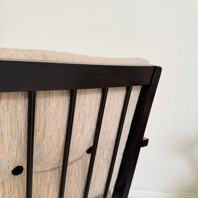 Mid-Century Modern Lounge Chairs with Black Wooden Frame, 1950s, Set of 2 For Sale - Image 13 of 18