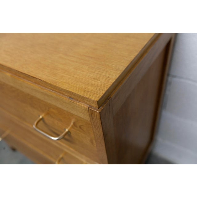 Wood Vintage Chest of Drawers with Compass Feet, 1960s For Sale - Image 7 of 18