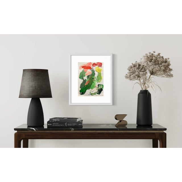 One painting from a complete series of abstract paintings made by mid career artist Ben Junta. Full of vibrant color, and...