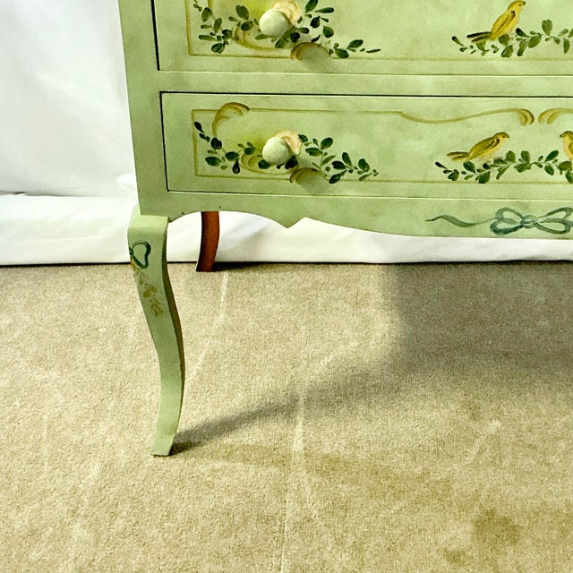 Early 20th Century Swedish Gustavian HandPainted Secretary Desk & Storage Cabinet. For Sale - Image 15 of 18