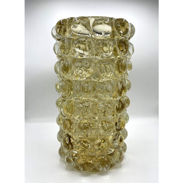 Glass Vintage Lenti Series Vase by Ercole Barovier for Barovier & Toso, 1980s For Sale - Image 7 of 7