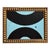 Ron Giusti Mini Wagasa Light Blue Black Acrylic Painting For Sale