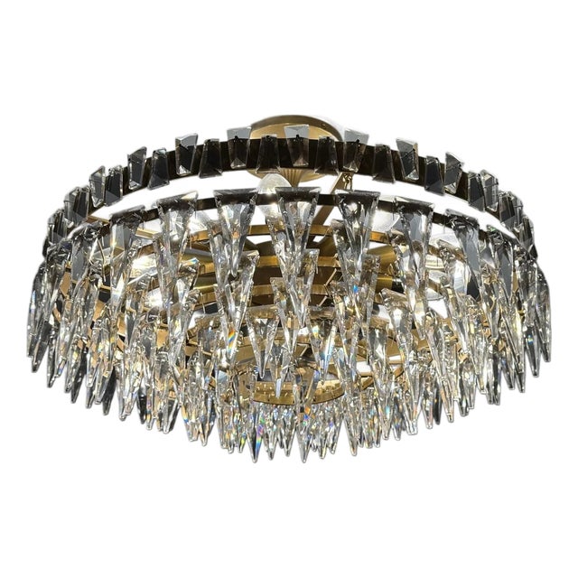 Trillion Flush Mount Chandelier by Visual Comfort Studio For Sale